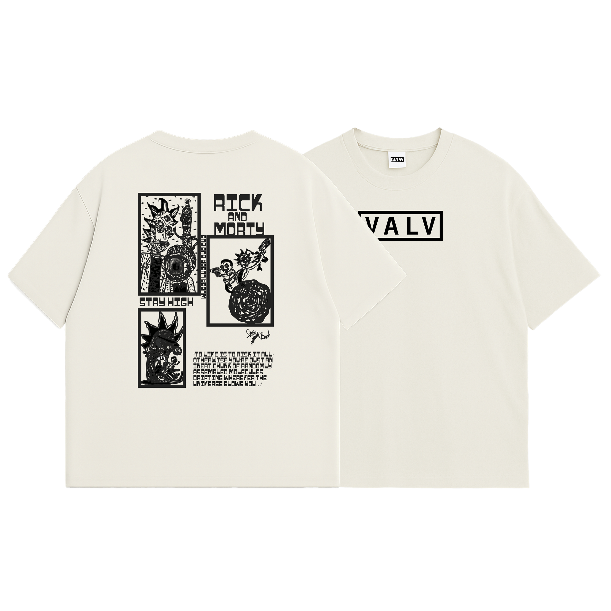 Rick and Morty Serigrafi